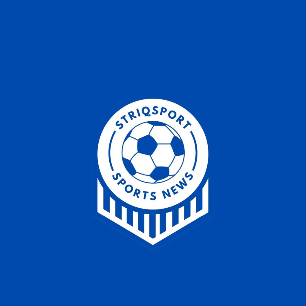 blue soccer sports logo
